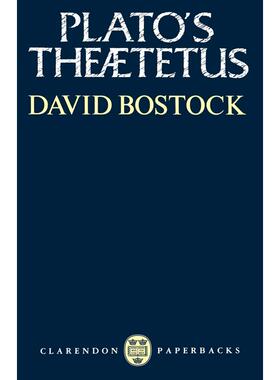 预售【按需印刷】英文原版 Platos Theaetetus柏拉图的忒阿泰德篇 牛津大学出版 原版进口正版书籍