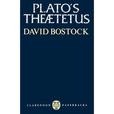 预售【按需印刷】英文原版 Platos Theaetetus柏拉图的忒阿泰德篇 牛津大学出版 原版进口正版书籍