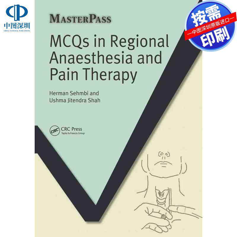 预售【按需印刷】英文原版 区域麻醉和疼痛治疗的MCQs MCQs in Regional Anaesthesia and Pain Therapy 原装进口正版书籍