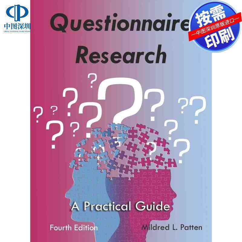 预售【按需印刷】英文原版 问卷调查研究 Questionnaire Research 原装进口正版书籍