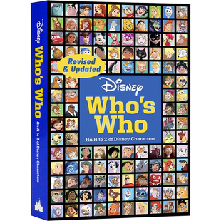 预售英文原版 迪士尼人物角色百科全书指南 近600多个角色简介介绍科普 Disney Who S Who 人物大全 皮克斯卡通 迪斯尼 周边
