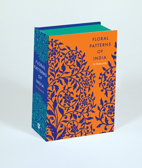现货 T&H出版 英文原版 Floral Patterns of India: 16 Notecards  印度风格花卉图案：16张卡片 Henry Wilson 原装正版艺术书籍