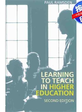 预售【按需印刷】英文原版 高等教育教学法学习 Learning to Teach in Higher Education 原装进口正版书籍