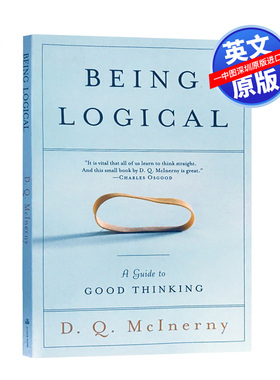 现货英文原版 简单的逻辑学 Being Logical: A Guide to Good Thinking 逻辑学 思维指南 进口哲学书 科普入门书 自我提升 正版