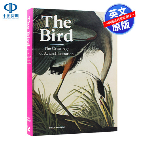 英文原版鸟鸟类插图的伟大时代