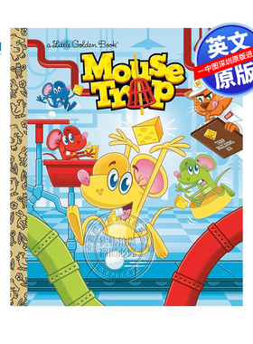 预售英文原版 鼠夹（孩之宝）（小金书） Mouse Trap (Hasbro) (Little Golden Book) 童趣绘本 精装