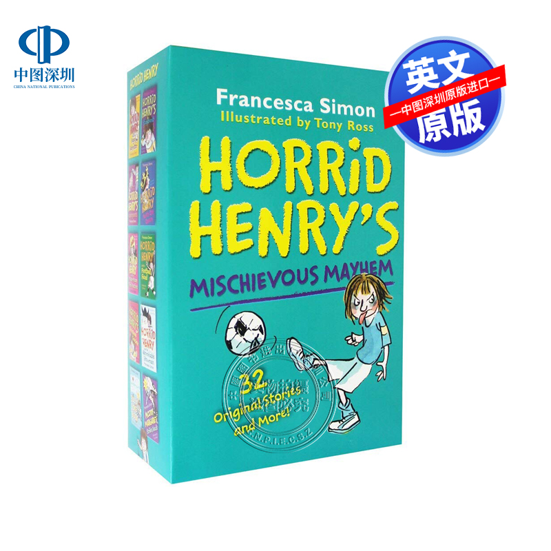 英文原版 恐怖亨利 十本恶作剧混乱合集 Horrid Henry's 10 Copy Mischievous Mayhem 进口英文正版书籍