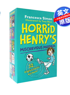 英文原版 恐怖亨利 十本恶作剧混乱合集 Horrid Henry's 10 Copy Mischievous Mayhem 进口英文正版书籍