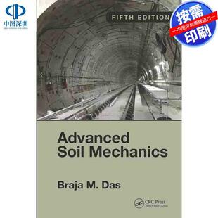 预售【按需印刷】英文原版 高级土壤力学（第五版） Advanced Soil Mechanics  Fifth Edition 原装进口正版书籍