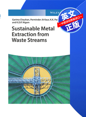【预售 按需印刷】Wiley出版 从废物流中可持续提取金属 Sustainable Metal Extraction from Waste Streams 进口英文正版书籍