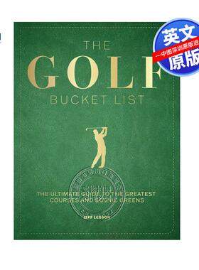 预售英文原版 高尔夫球桶列表 The Golf Bucket List