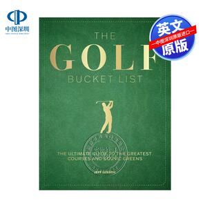 预售英文原版 高尔夫球桶列表 The Golf Bucket List