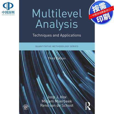 预售【按需印刷】英文原版 多层次分析 Multilevel Analysis 原装进口正版书籍