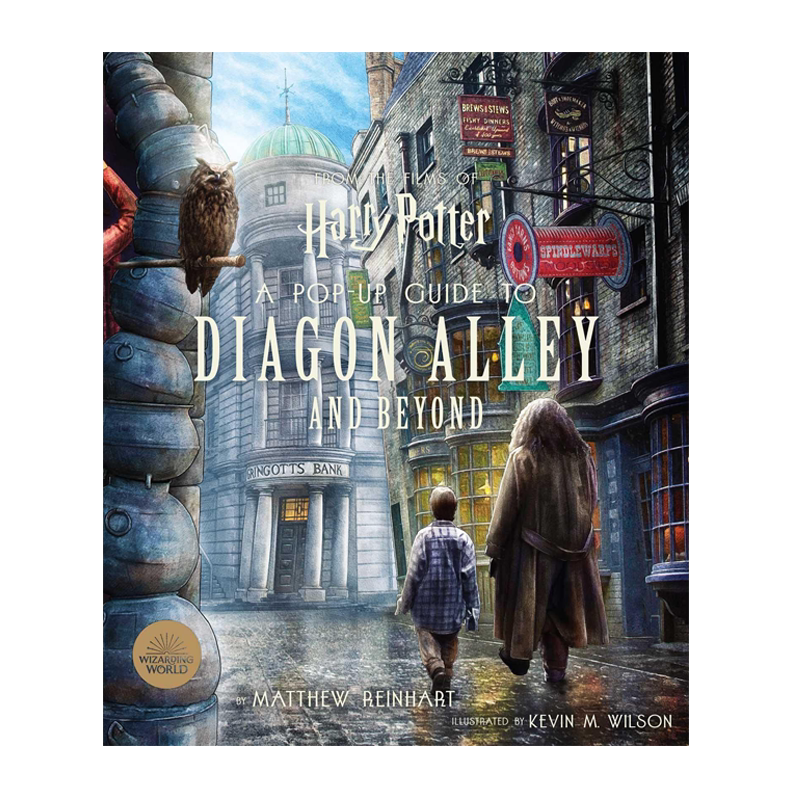 现货英文原版 哈利波特对角巷立体书 精装 冒险电影故事周边书Harry Potter A Pop-Up Guide to Diagon Alley and Beyond JK罗琳