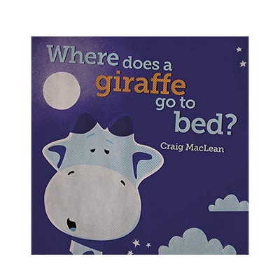 英文原版 长颈鹿在哪里睡觉? Where Does a Giraffe Go to Bed? 平装 低幼儿童英语启蒙亲子互动书