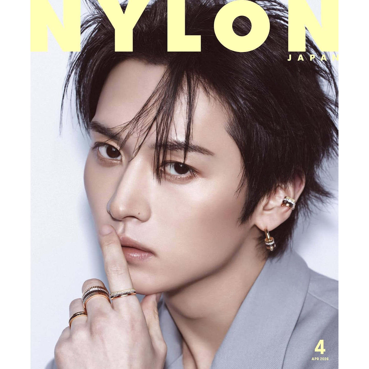 现货【深图日文】李旻浩Lee Know(Stray Kids) NYLON JAPAN 2026年 4月号 附迷你相片卡 日本原版进口杂志