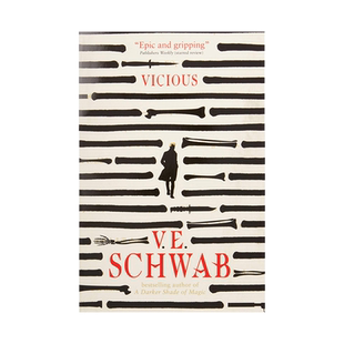 预售英文原版 Vicious The Villains Series 狂暴 恶棍系列 奇幻小说 V. E. Schwab