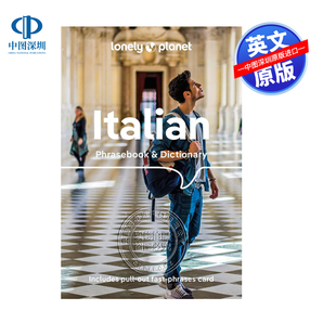 现货英文原版 孤独星球意大利语常用语手册和词典 Lonely Planet Italian Phrasebook & Dictionary 进口书籍正版