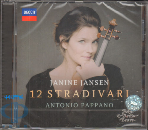 【中图音像】珍妮杨森 12名琴 小提琴作品 CD 4851605 DECCA