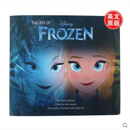英文原版冰雪奇缘电影设定集