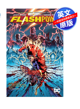 英文原版 DC漫画 Flashpoint 正义联盟 闪电侠 闪点行动 闪点悖论 Geoff Johns 冒险英语故事书