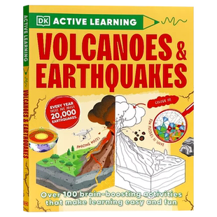 预售英文原版 DK 火山和地震 Volcanoes and Earthquakes 儿童英语科普百科读物 青少年课外地理自然生态知识阅读书