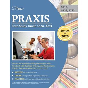 【预售 按需印刷】英文原版 Praxis Core考试指南2020-2021 Praxis Core Study Guide 2020-2021 进口原版正版书籍