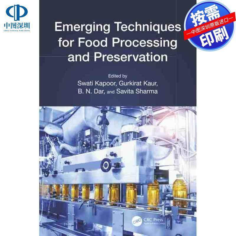 预售【按需印刷】英文原版 食品加工与保存的新技术 Emerging Techniques for Food Processing and Preservation 原装进口正版书