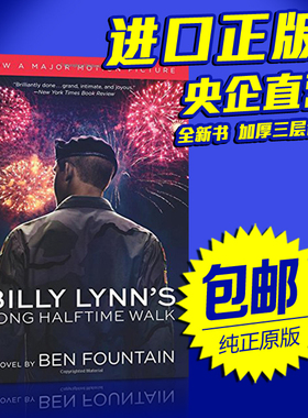 现货英文原版 比利·林恩的中场战事英文书 Billy Lynn Long Halftime Walk李安电影小说