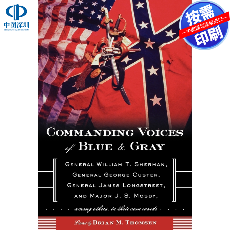 预售 按需印刷 英文原版 蓝灰指挥之声 Commanding Voices of Blue & Gray 进口书籍正版