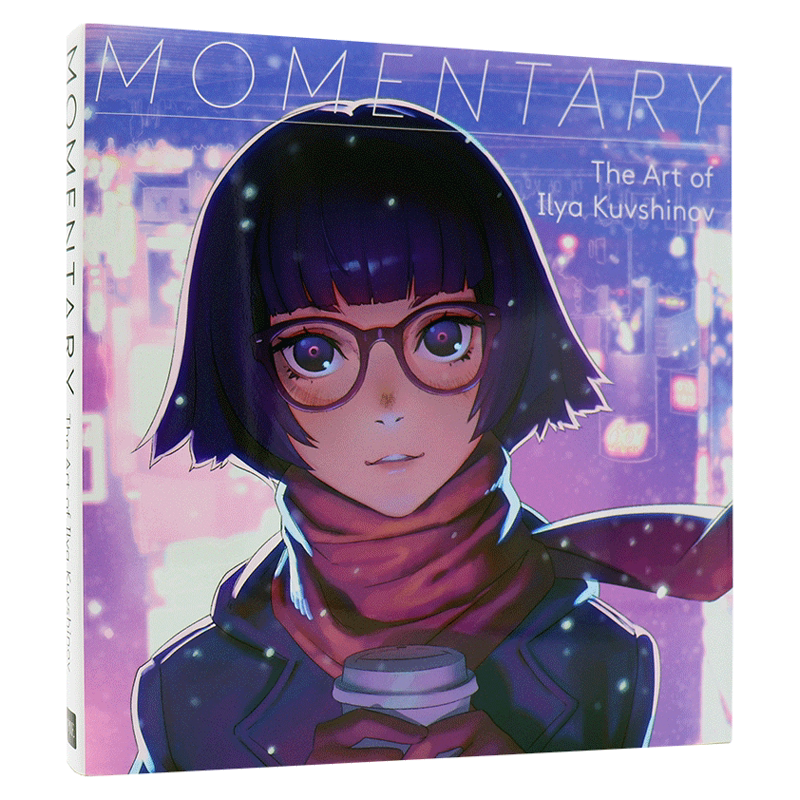 现货【PIE出版】Momentary: The Art of Ilya Kuvshinov Ilya Kuvshinov 原画集：瞬间 英文版 日本插图插画绘画 动漫CG画册 进口