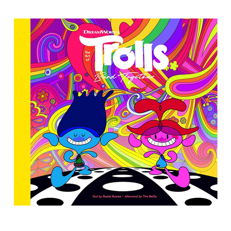 预售英文原版 魔发精灵3 梦工厂动画电影设定集艺术书 精装 The Art of DreamWorks Trolls Band Together 乐团在一起 画册