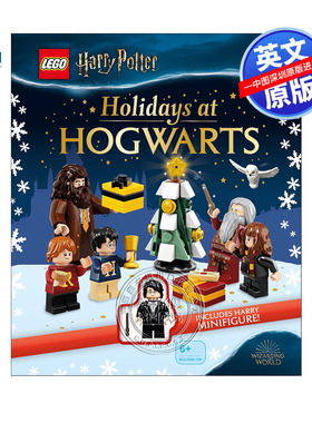 英文原版 DK 乐高哈利波特在霍格沃茨的假期 含迷你人偶人仔 精装 LEGO Harry Potter Holidays at Hogwarts 进口英文正版书籍