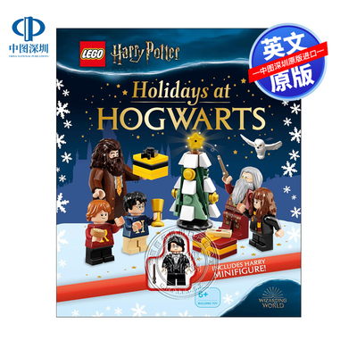英文原版 DK 乐高哈利波特在霍格沃茨的假期 含迷你人偶人仔 精装 LEGO Harry Potter Holidays at Hogwarts 进口英文正版书籍
