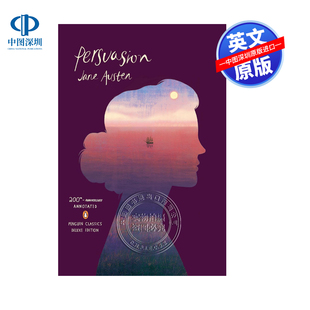 预售英文原版 劝导 简奥斯汀 企鹅经典豪华版 世界经典文学名著爱情小说 Persuasion Jane Austen