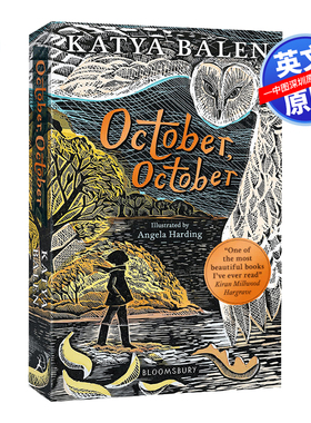 预售英文原版 十月十月 October October 卡内基儿童文学奖成长小说 Katya Balen 中小学生课外英语读物书