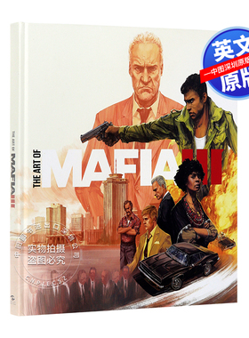 英文原版 黑手党3 精装豪华艺术设定集 The Art of Mafia III 游戏周边画册书