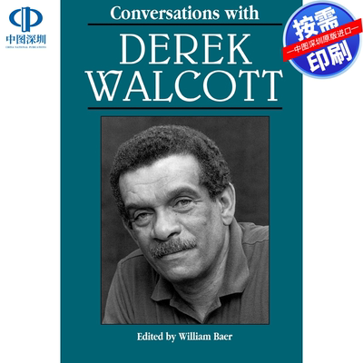 预售【按需印刷】英文原版 与德里克·沃尔科特的对话 Conversations with Derek Walcott 原装进口正版书籍