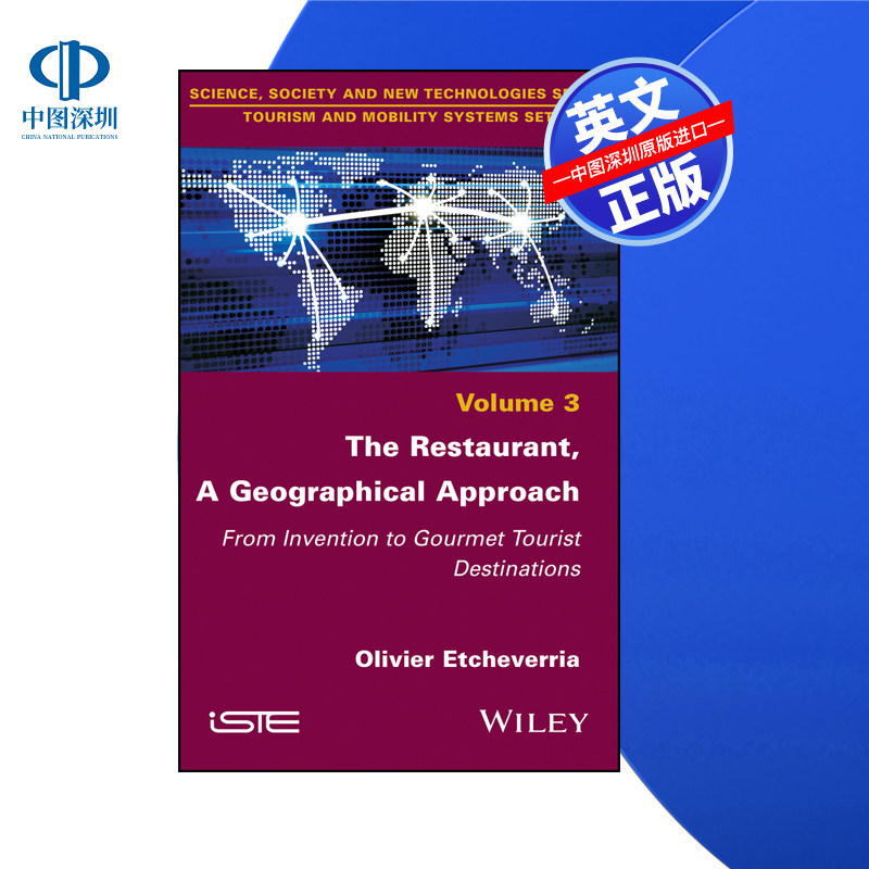 【预售 按需印刷】Wiley出版 餐馆,地理方法:从发明到美食旅游目的地The Restaurant, A Geographical Approach进口英文正版书籍