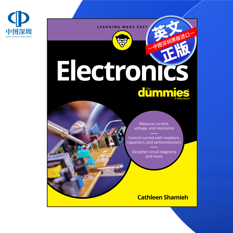【预售 按需印刷】Wiley出版 电子入门指南 Electronics For Dummies 进口英文正版书籍