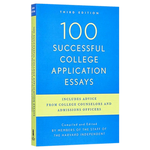 英文原版 100篇成功的大学申请作文 第三版  100 Successful College Application Essays : Third Edition 进口正版书籍