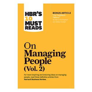 英文原版哈佛商业评论指南 关于管理人员的十篇需读读物第二卷 HBR's 10 Must Reads on Managing People, Vol. 2自我提升