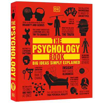 英文原版 DK 心理学百科 The Psychology Book 精装 人类的思想百科丛书 复杂和迷人世界的人类行为 Big Ideas 青少年儿童英语科普