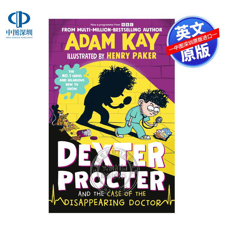 预售英文原版 德克斯特普洛克特与消失的医生之谜 青少年读物 Dexter Procter and the Case of the Disappearing Doctor