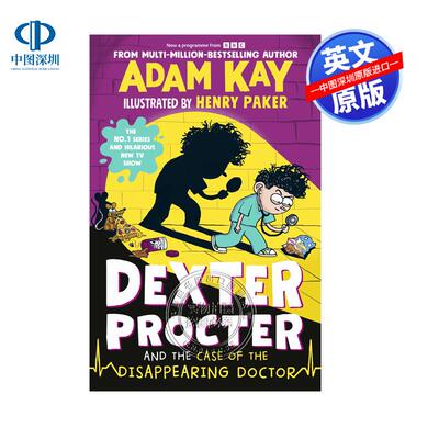预售英文原版 Dexter Procter and the Case of the Disappearing Doctor德克斯特普洛克特与消失的医生之谜 青少年读物 平装英版
