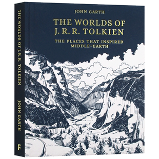 英文原版 托尔金的世界 精装插图版艺术书 激发中土世界灵感的地方 Tolkien's Worlds 地图 档案图像 Middle-earth 传记小说