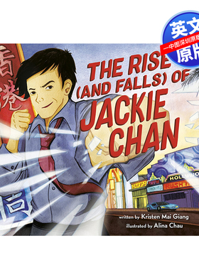 英文原版 The Rise and Falls of Jackie Chan 精装 成龙的兴衰 Kristen Mai Giang原创喜剧特技成龙动作书籍