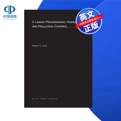 【预售 按需印刷】空气污染控制的线性规划模型 A Linear Programming Model for Air Pollution Control 进口英文正版书籍