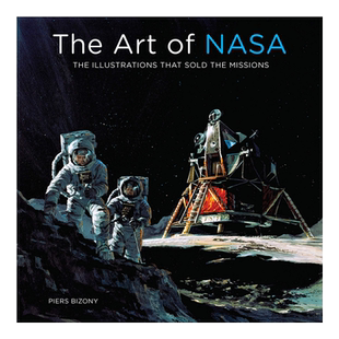 预售英文原版 The Art of NASA 美国国家航空航天局视觉艺术书 200余幅太空宇航相关图片画册图画书 精装