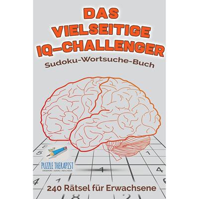 【预售 按需印刷】德文原版Das vielseitige IQ-Challenger | Sudoku-Wortsuche-Buch | 240 R?tsel für Erwachsene德语ger进口原